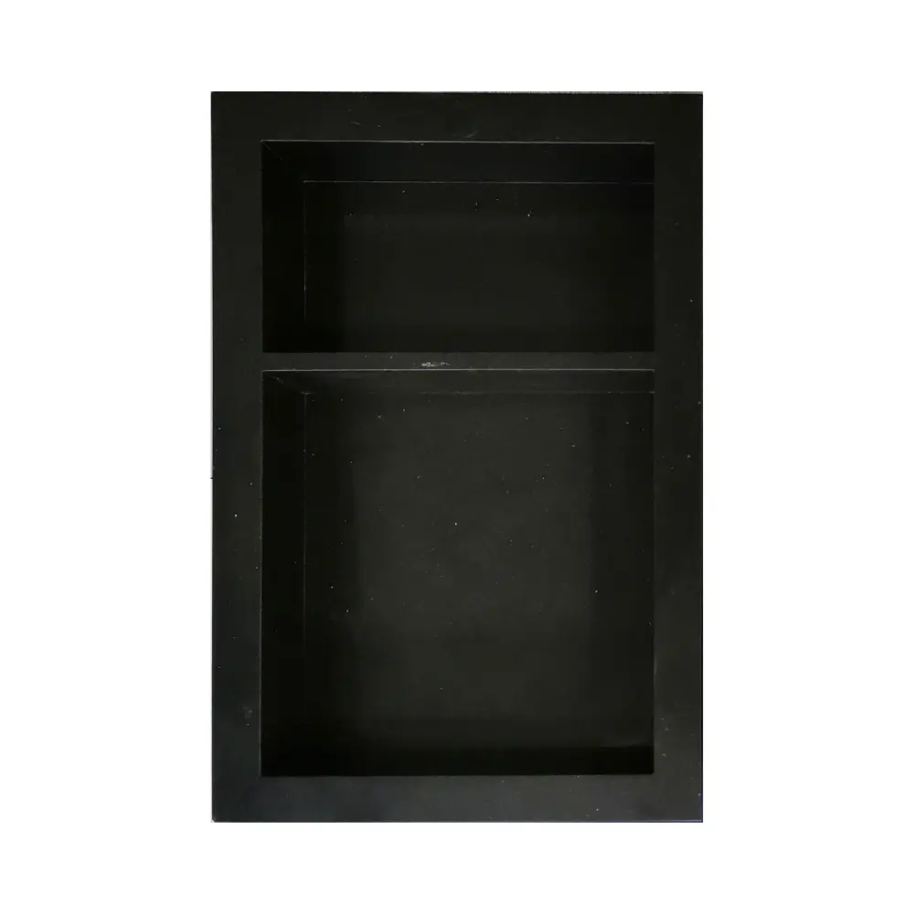 Moka Black Shower Niche 16 x 24 - 2 Shelves